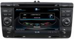 Ouchuangbo S100 DVD gps audio player Skoda Octavia with BT AUX 20 disc super