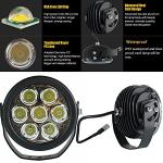 6 inch Round Heavy Duty LED Work Light with 7pcs*10W high intensity CREE LEDS