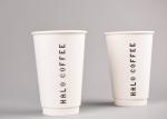 16oz 400ml Coffee to Go Paper Cups Double Wall Paper Cups with Black Lids
