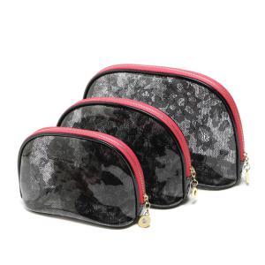 China Fashion Luxury Portable Travel Women PVC Transparent Makeup Bag factory