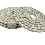 Diamond Dry Concrete Polishing Pads Grit 50 Grit 100 With Water Mill