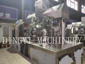 China Fully Auto Vacuum Emulsifying Mixer Panasonic Transducer FUJI Button factory