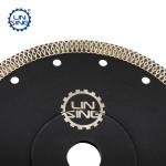 Customized Color Diamond Coated Cutting Disc Teeths 140 for Stone Cutting and