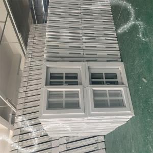 China Thermal Insulated UPVC Casement Window With Laminated / Tempered Glass factory