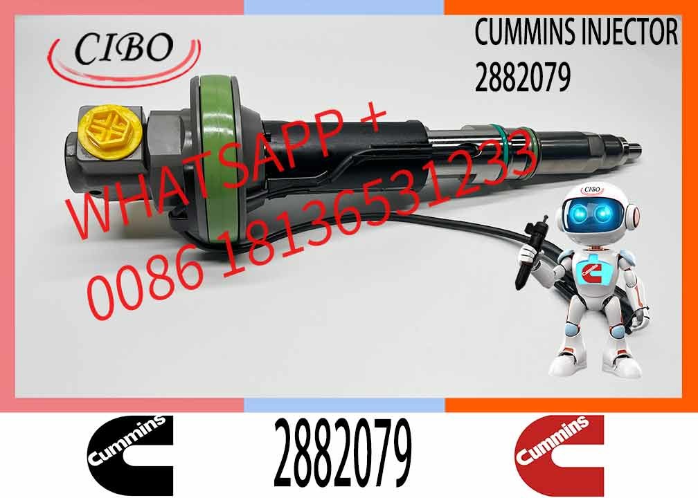 High Performance Diesel Fuel Injector Nozzle 2882079 For Excavator K19 QSK19 Engine Common Rail Injector