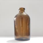 50ml 100ml Soda Lime Glass Bottle Vial With Rubber Stopper And Caps