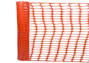 China Custom Colorful Plastic Security Fencing , Anti Corrosion Plastic Barrier Fencing Mesh factory