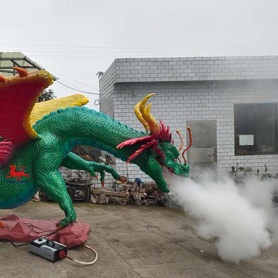 Customization Realistic Animatronic Animals Chinese Ancient Creatures Ying Long