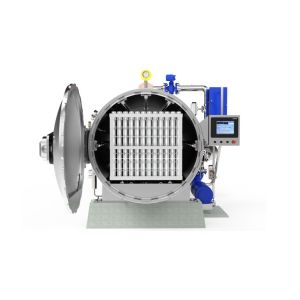 Horizontal Structure Water Spray Type Sterilization Retort for Packaged Food &