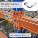 HTP 1000-3900mm Width Adjustable Pallet Racking System in Blue for Industrial