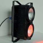 Free shipping 200W Stage Lighting 4IN1 RGBW or Warm White Blinder LED COB 2x100W