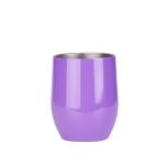 Food Contact Safe Stainless Steel Wine Tumbler , 10oz Double Wall Stainless