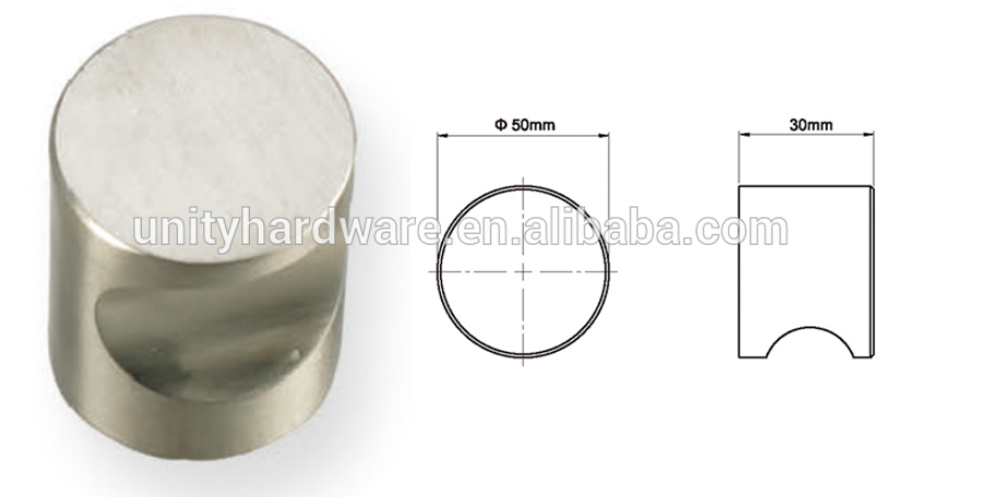 Furniture Knob Door Accessories for Cabnet and Furniture Drawer Stainles Steel