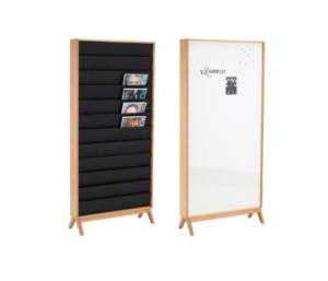 China Sturdy magazine display shelf holder / free standing magazine rack Multi functional factory