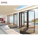 Modern Aluminum Folding Door System Elevator Folding Plexiglass Door