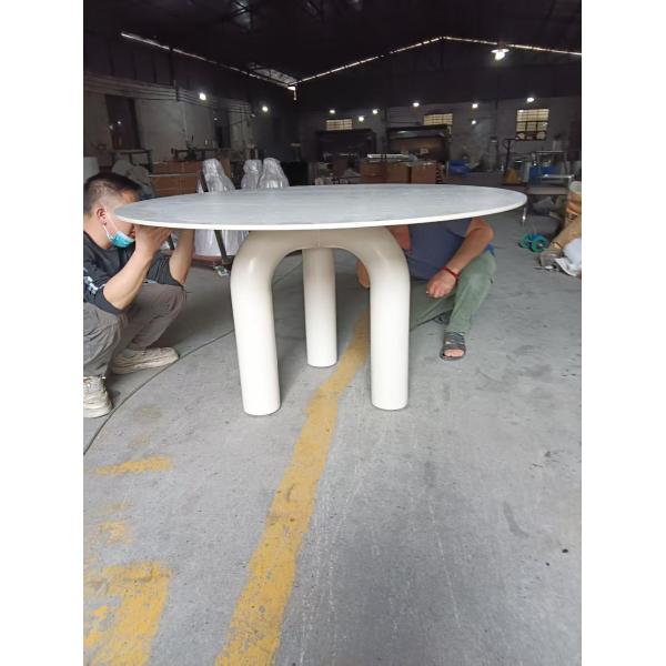 Modern Style Stone Dinning Restaurant Tables and 4/6/8/10 Chairs Set for Dining Room Italy Round Dining Table With Chairs