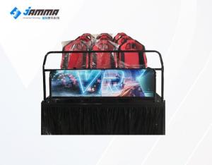 China Theme Park 9 Player 9D Virtual Reality Cinema With Racing Car Seats factory