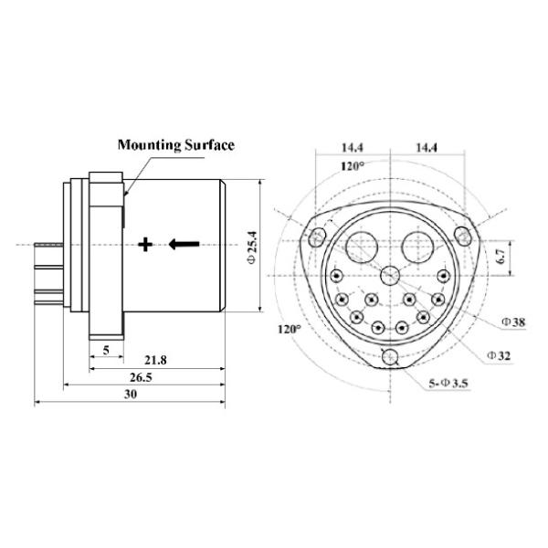 Accurate Linearity≤40 μg/g2 Accelerometer Sensor for Shock and Vibration