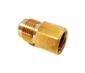 China 1/2&quot; X 1/2&quot; Lead Free Brass Tube Fitting Female Connector factory