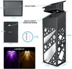 Waterproof Fence Led Solar Wall Light Garden 280mA For Decoration
