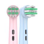 Food Grade Silicone Sonic Toothbrush Heads Replacement For Kids