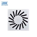 White Powder Coating Assembly Parts Air Conditioning Adjustable Ceiling Swirl