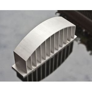 China Sand Blasted Anodized LED Heat Sink , Extruded Aluminium Heatsink Profiles factory