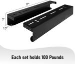 Carbon Steel Overhead Garage Storage Rack Ceiling Storage Racks Storage Bin