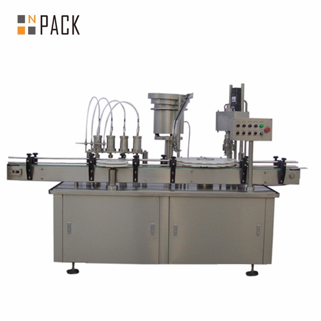 Automated Mechanical Monoblock Filling And Capping Machine Linear Type