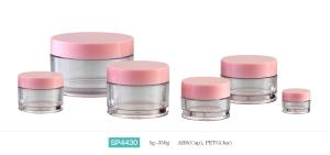 China Personalized Skin Care Cream Jar With PP Inner Bottle Custom Printed Decoration factory