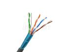 24AWG Cat5e Lan Cable PVC PE UTP FTP CPR With Messenger Jelly