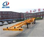 Design 3-Axle 40ft Skeleton Chassis Semi Truck Trailer for Container Transport