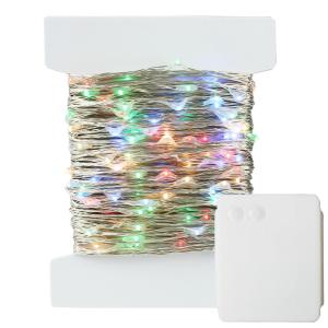 China Multi Color Battery LED Operated Outdoor Christmas Lights 40m Length 6V factory