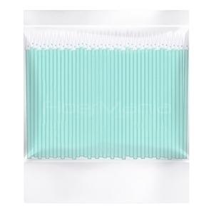 China 1.25mm/2.5mm Optional Stick Type Fiber Optic Connector Cleaner Lint-free Foam Clean Swabs 100pcs/pack factory