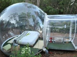 China Transparent Lawn Outdoor Inflatable Tent Clear Inflatable Camp Tent For Family factory