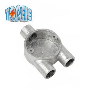 China Malleable Iron Electrical Junction Box Galvanized 20mm 25mm factory