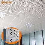 Perforated Metal Suspended Ceiling Tiles with Sound Insulation on Steel Aluminum
