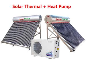 China Durable Solar Thermal Water Heater , Safety Hybrid Heat Pump Water Heater factory