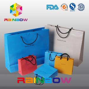 China Biodegradable Printed Customized Paper Bags Shopping Gift Paper Bag With Logo Print factory