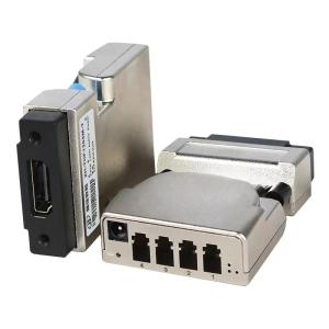 China NUFIBER EDID SM 4core LC Dvi To Fiber Optic Converter 1000 Meters Distance DVI to Fiber Extender factory