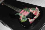 Custom Shop Flower Ibanezs style Electric Guitar free shipping
