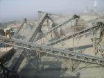 Stable stone crush plant used in railway