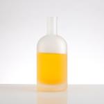 Custom 500ml 700ml 750ml Empty Frosted Vodka Glass Bottle with Super Flint Glass