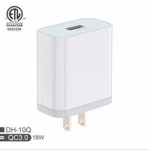 China 18W 3Amp QC 3.0 USB Travel Fast Mobile Phone Charger adapter factory
