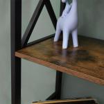 Storage Shelf for Home Office, Industrial Design Storage Shelf, Storage
