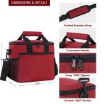 Water Resistant Thermal Cooler Lunch Bag For Travel