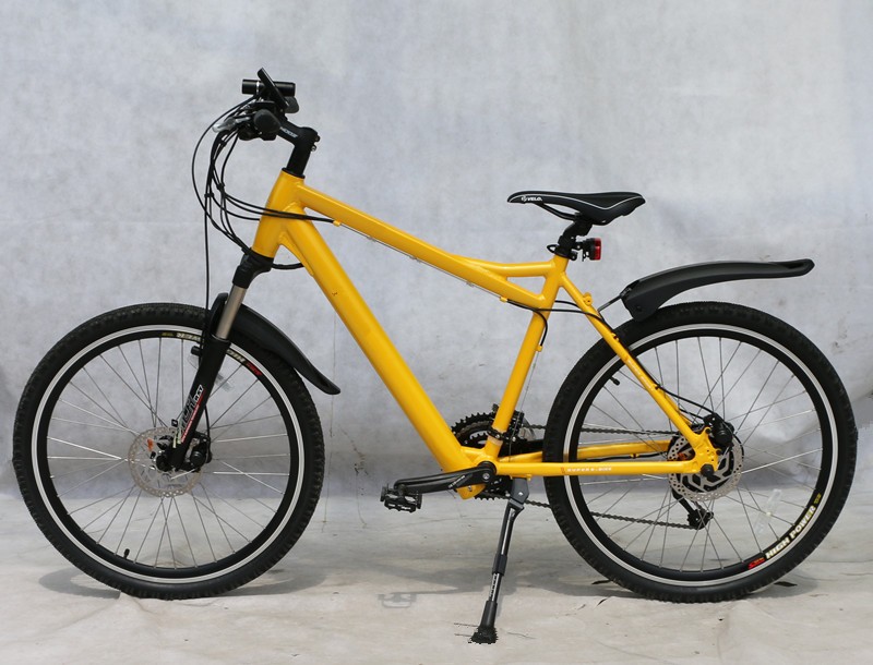Blue Electric Bike 21 Speed With Hidden Battery 36V 250W / 350W Motor Power