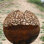 Spring Corten Steel Smokeless Fire Pit Outdoor