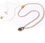 Fashion Creative Pearl Necklace Bluetooth Headphone Earphone for Girls MH-01