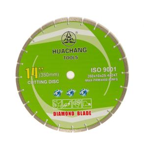 China 14inch 10&quot; Segmented Diamond Blade For Stone Concrete factory